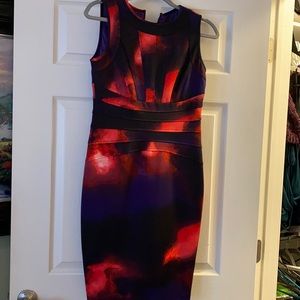 Brand new fitted multicolor dress
